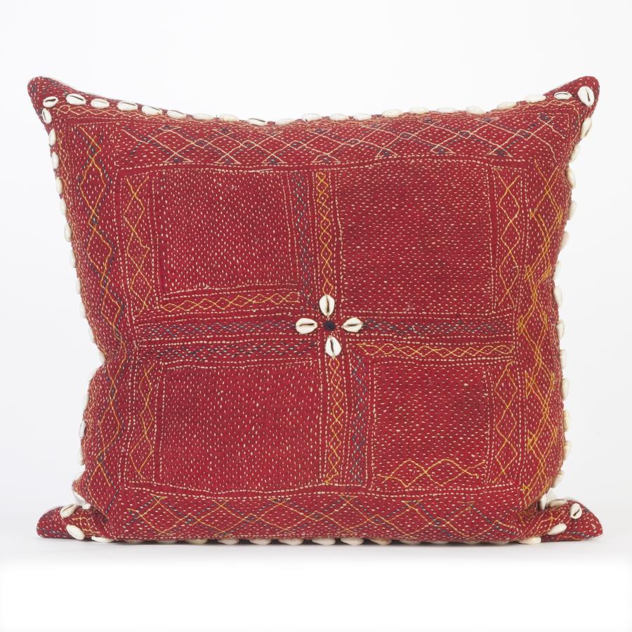 Vintage Banjara Cushion - Red