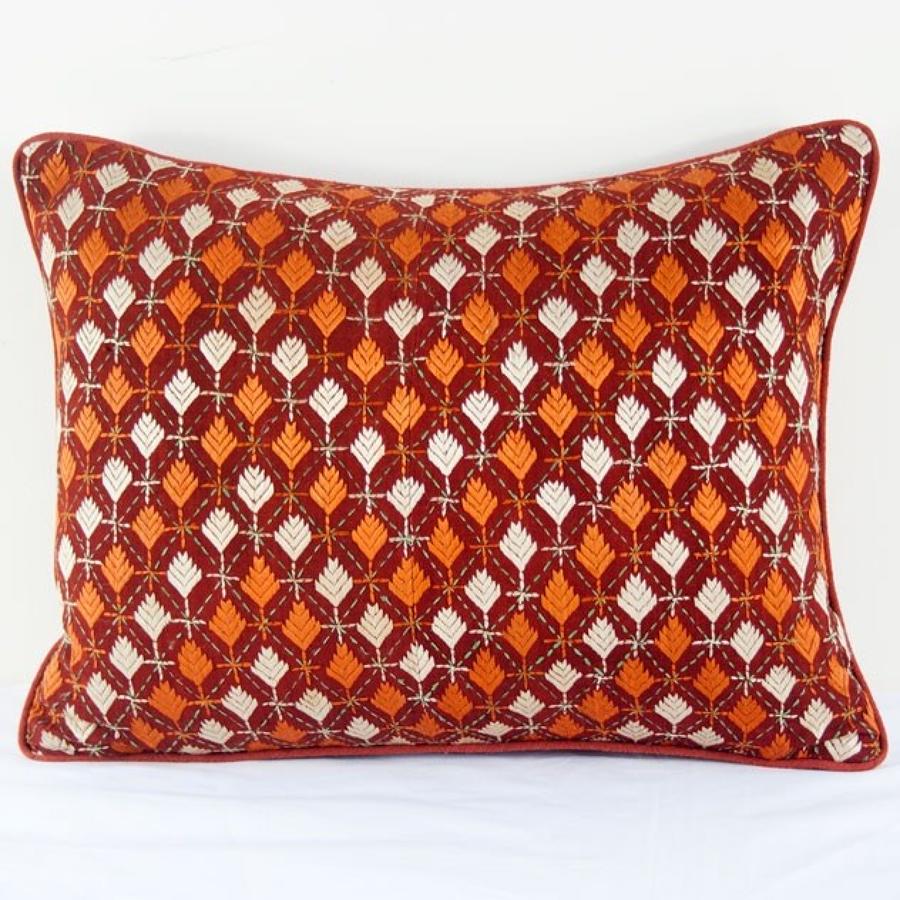 Vintage Phulkari Cushion