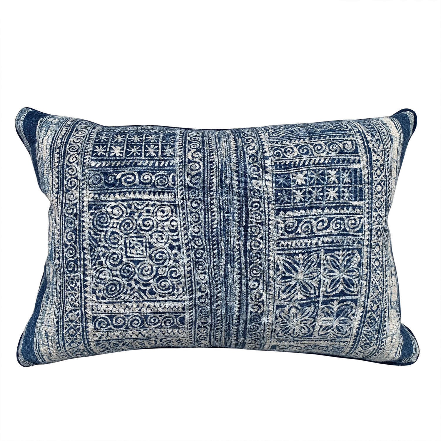 Vintage Indigo Batik Cushion