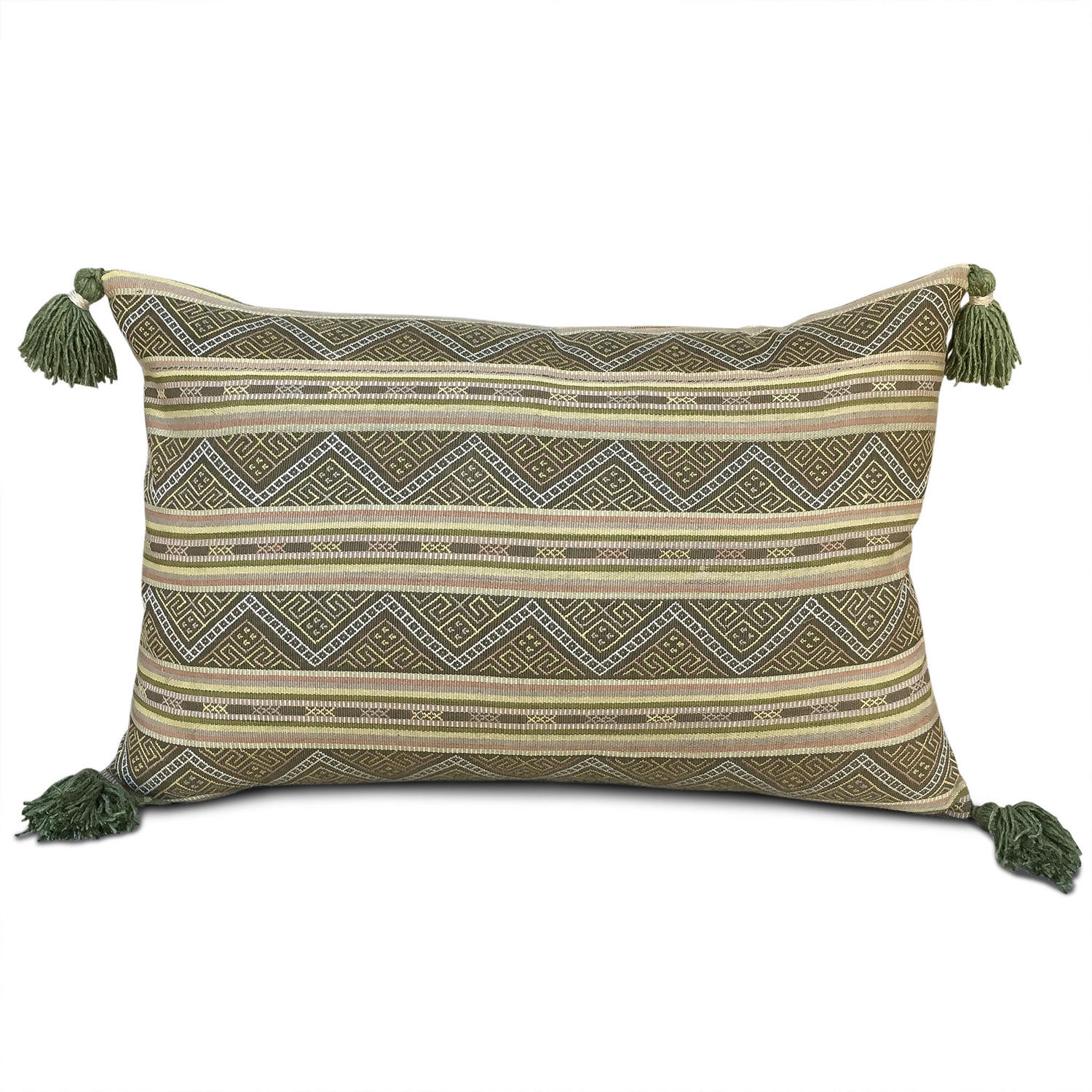 Ikat Cushions with Tassels