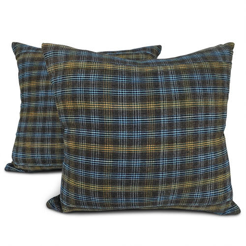 White Yi Homespun Cushion