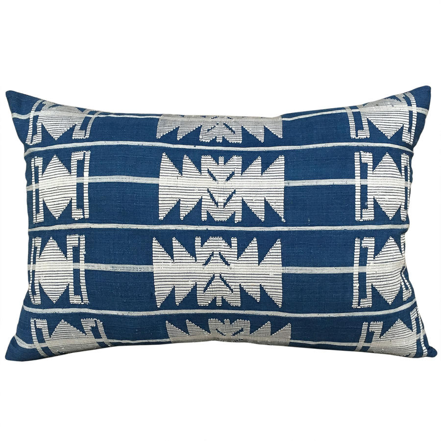 Blue and White Yoruba Cushions