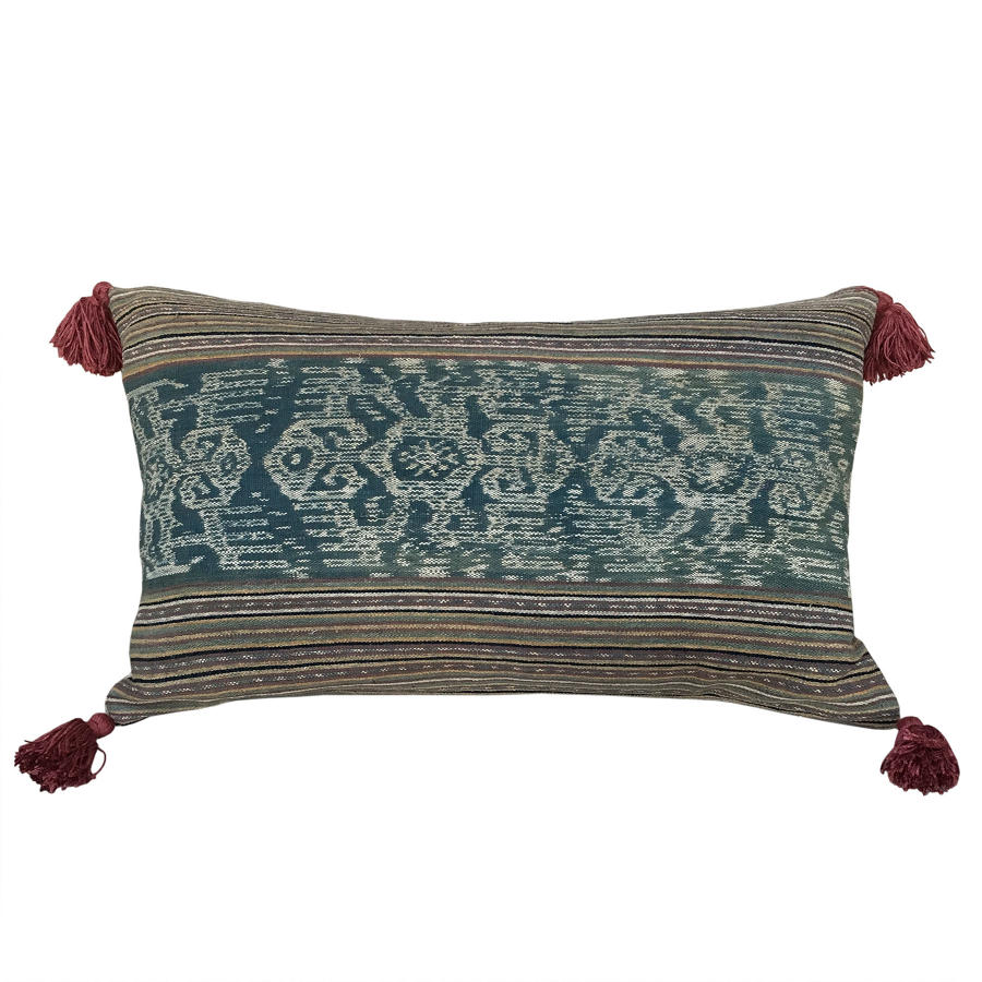 Amanuban Ikat Cushion with Tassels