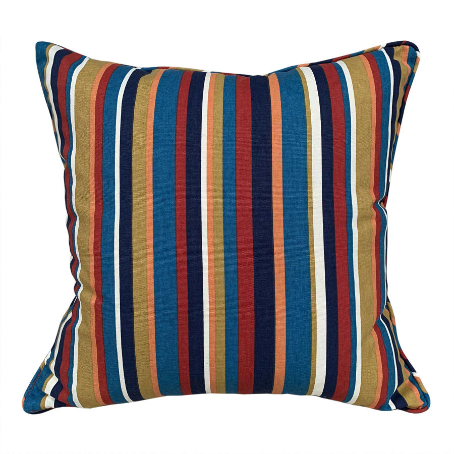 Vintage canvas striped cushions