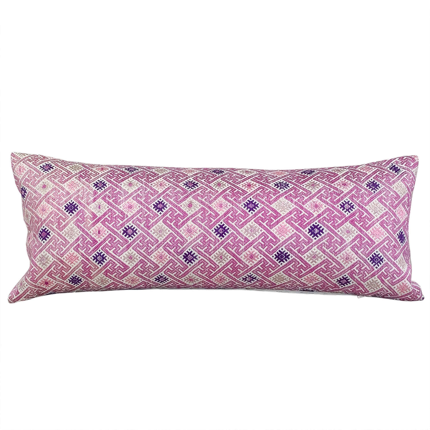 Pink wedding blanket cushion