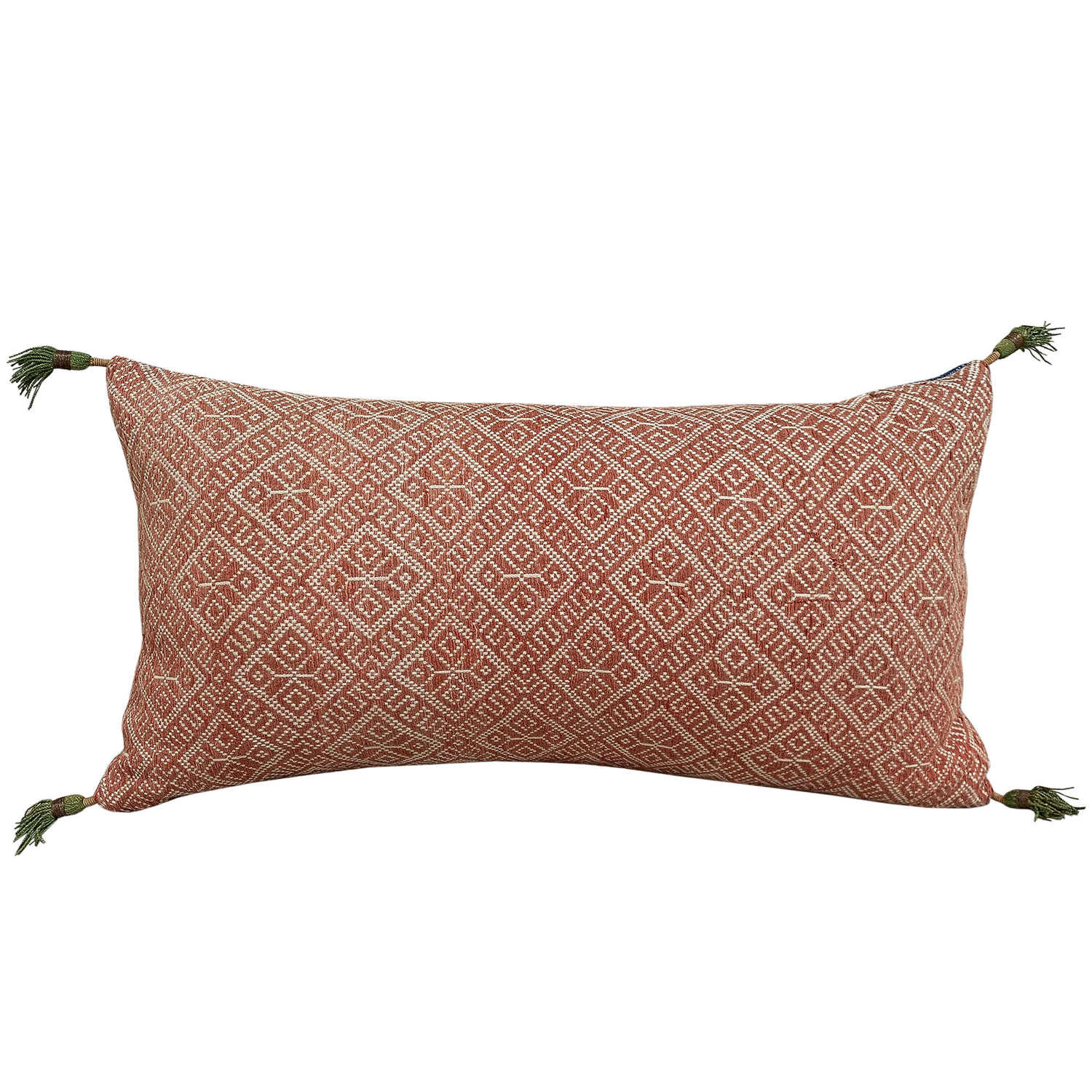 Dai cushions with vintage tasssels