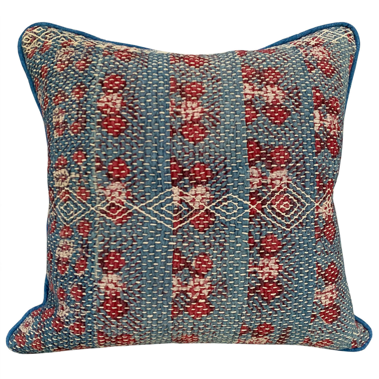 Pale indigo Banjara cushions