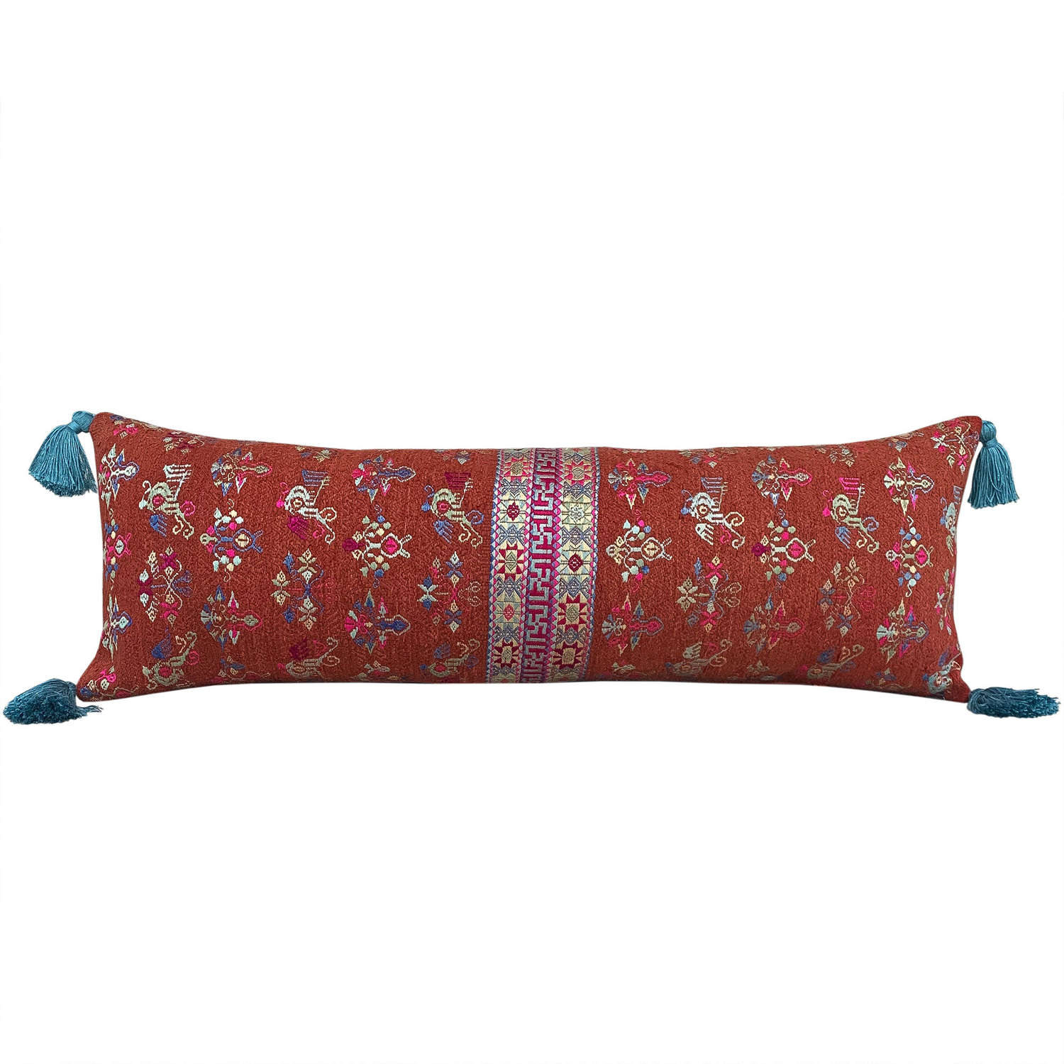 Maonan long cushion with tassels