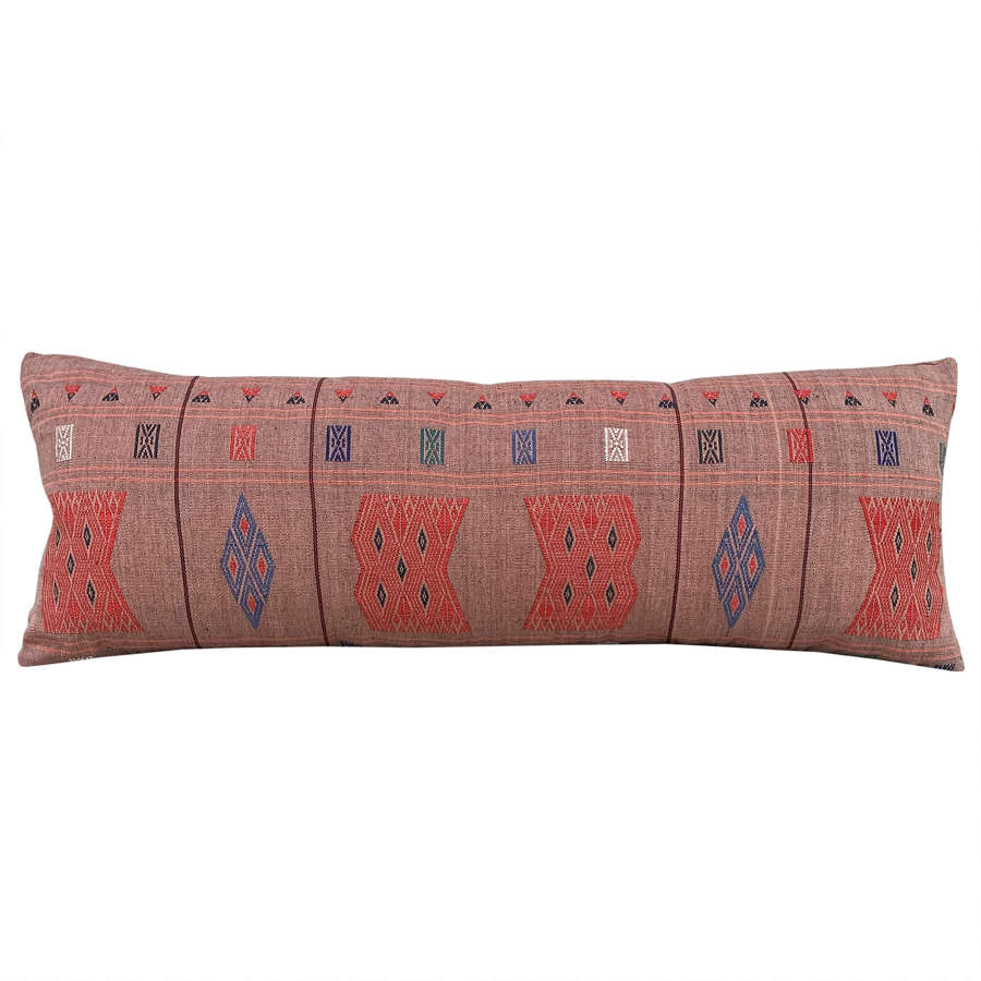 Coral pink Naga cushions