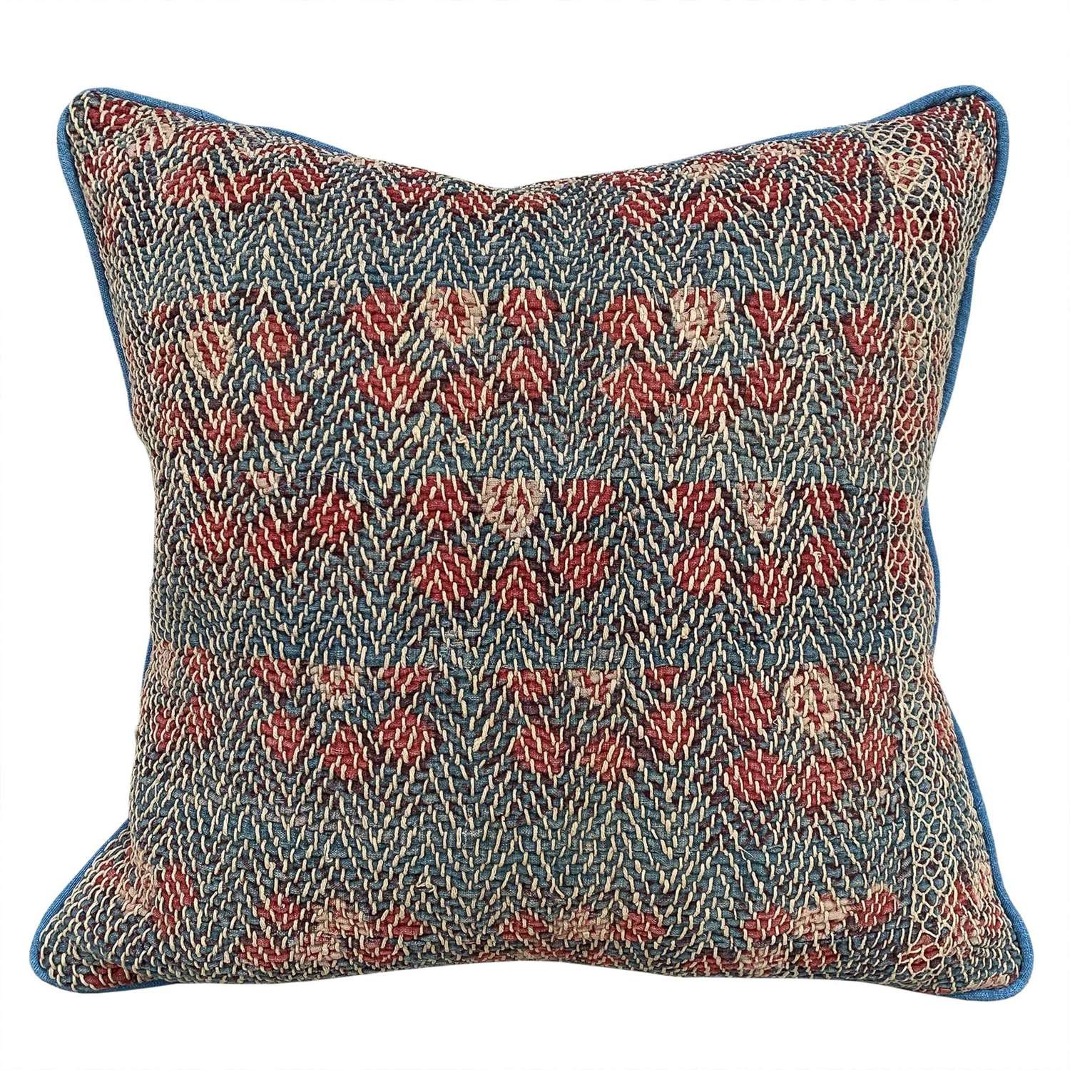 Pale indigo Banjara cushions