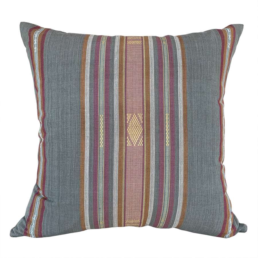 Lombok cushions grey stripe