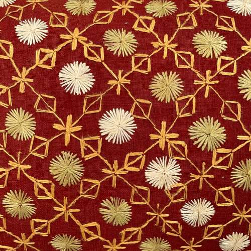 Butti phulkari cushion