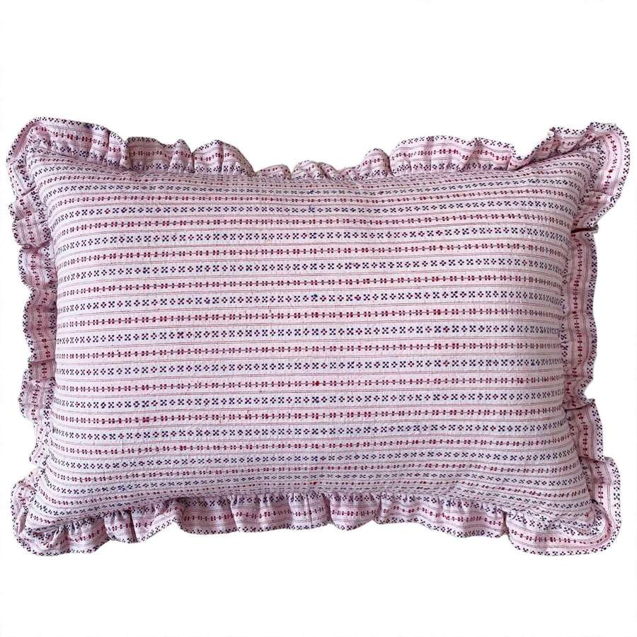 Songjiang cushions - ditsy with frill trim