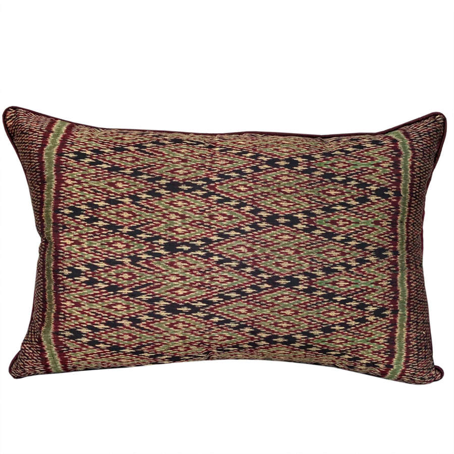 Lao handwoven silk cushion