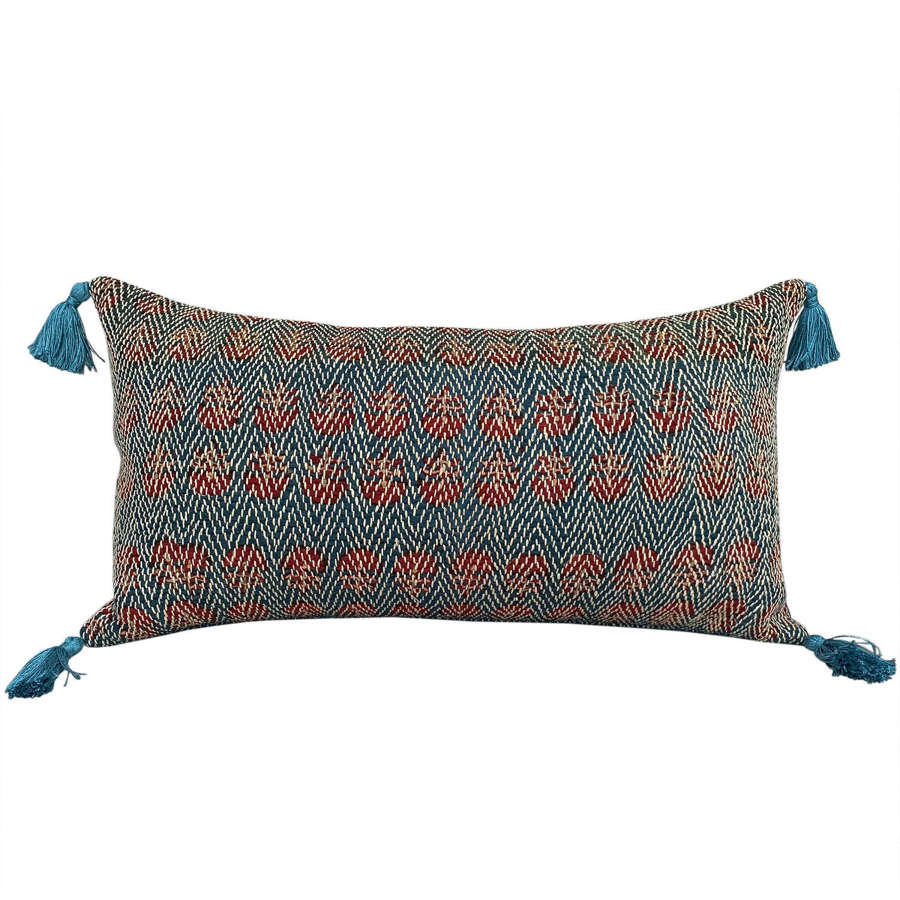 Banjara cushion with tassels