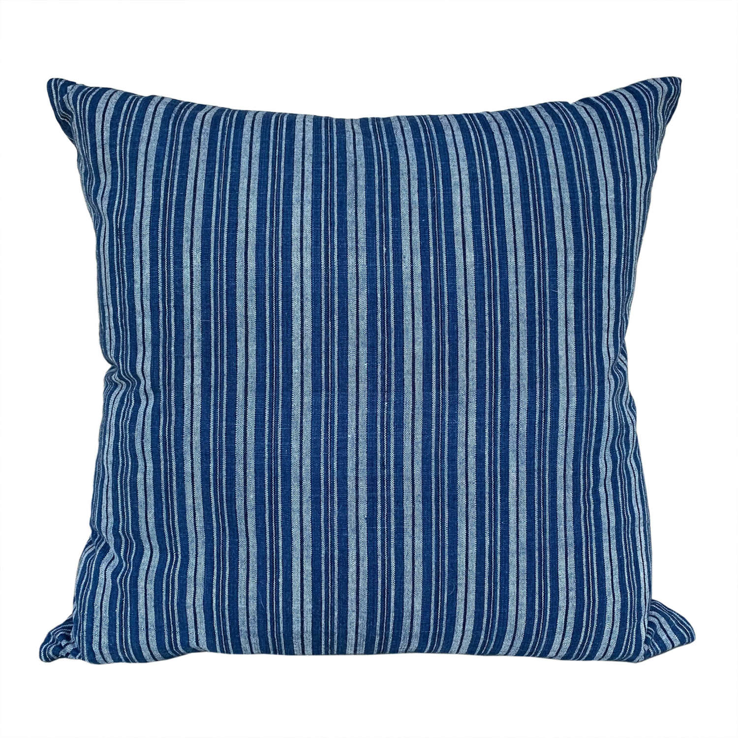 Songjiang cushions, indigo stripe