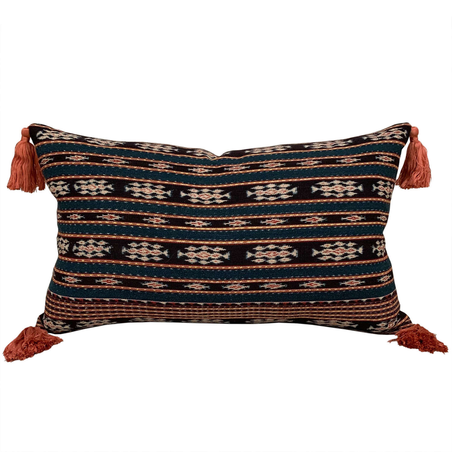Savu ikat cushions with tassels