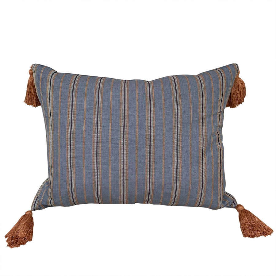 Lombok cushions, blue grey