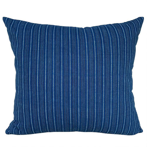 Large indigo resist cushion