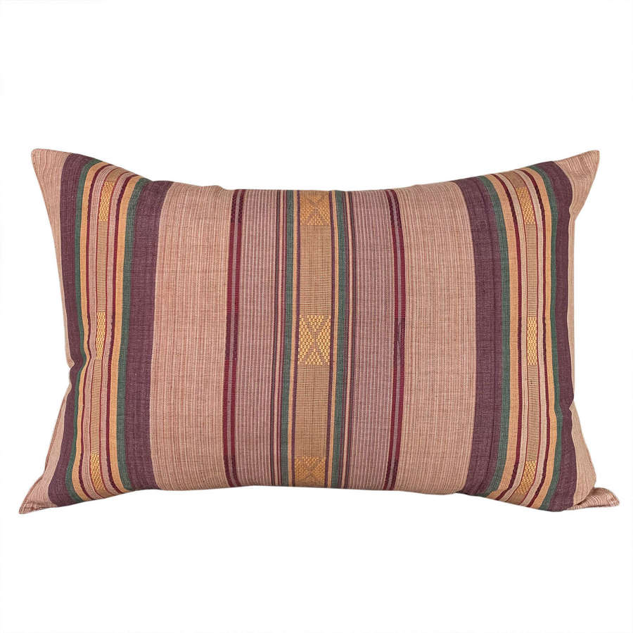 Lombok Cushions, Beige And Berry