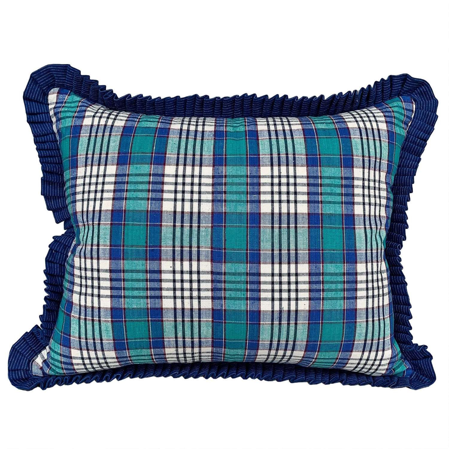 Songjiang Cushion With Pleated Trim