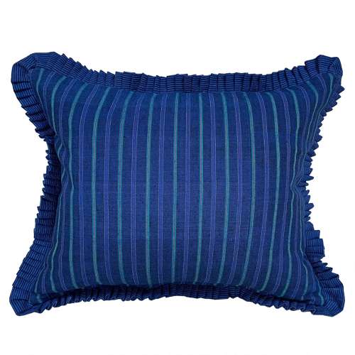 Songjiang Cushion With Pleated Trim