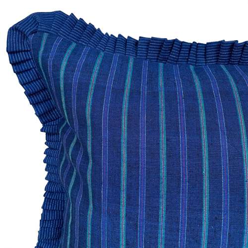 Songjiang Cushion With Pleated Trim