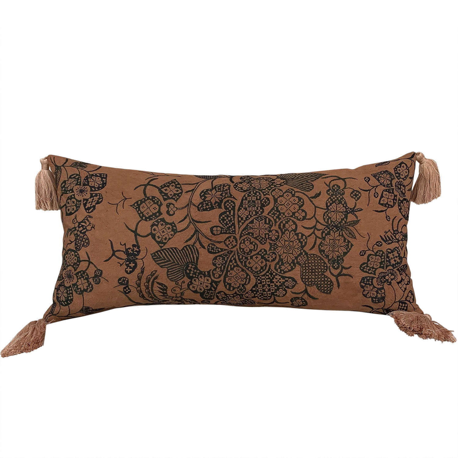 Miao Embroidered Cushion With Tassels