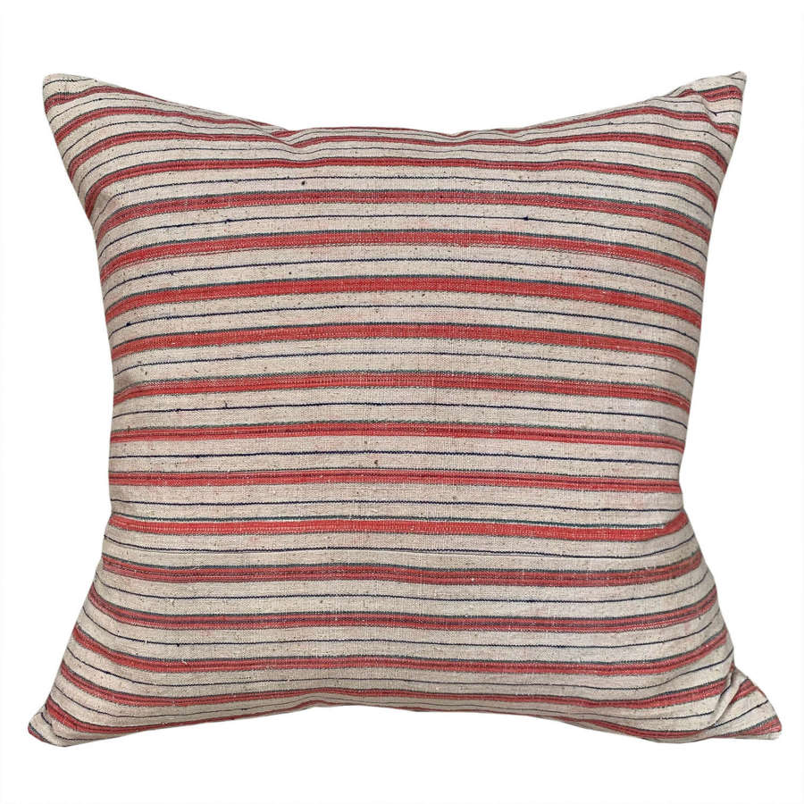Songjiang Cushions, Coral Stripe