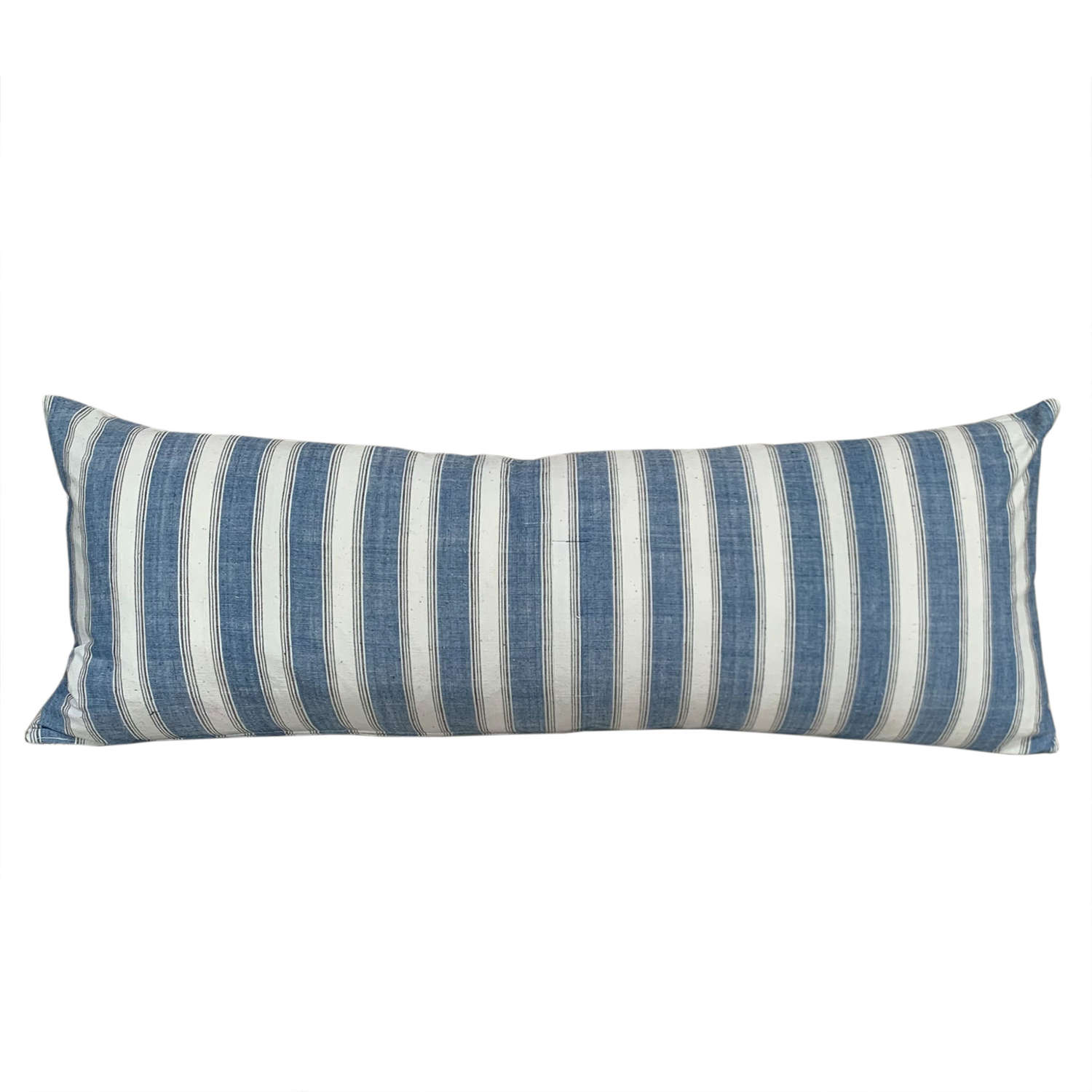 Long Cushion, Blue And White Stripes