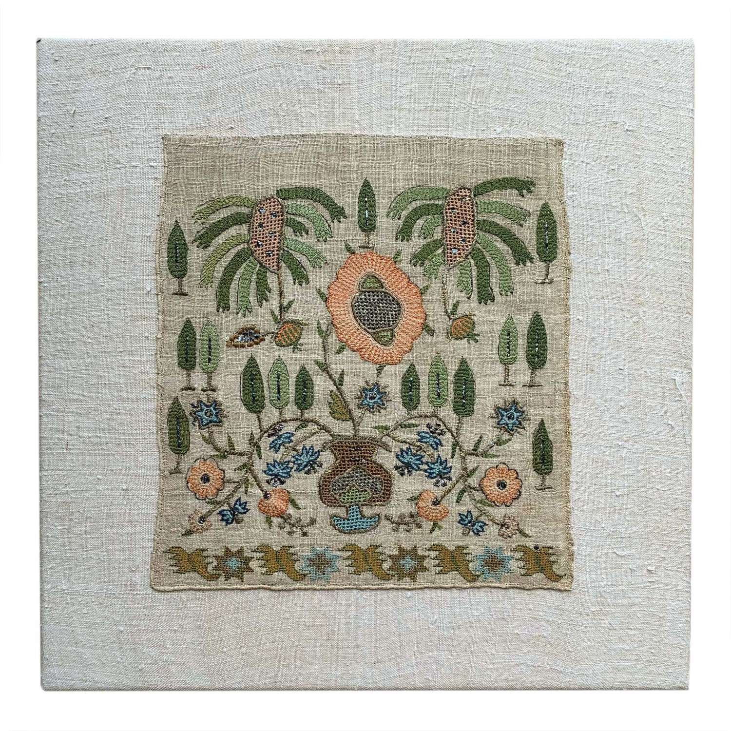 Framed Ottoman Textile