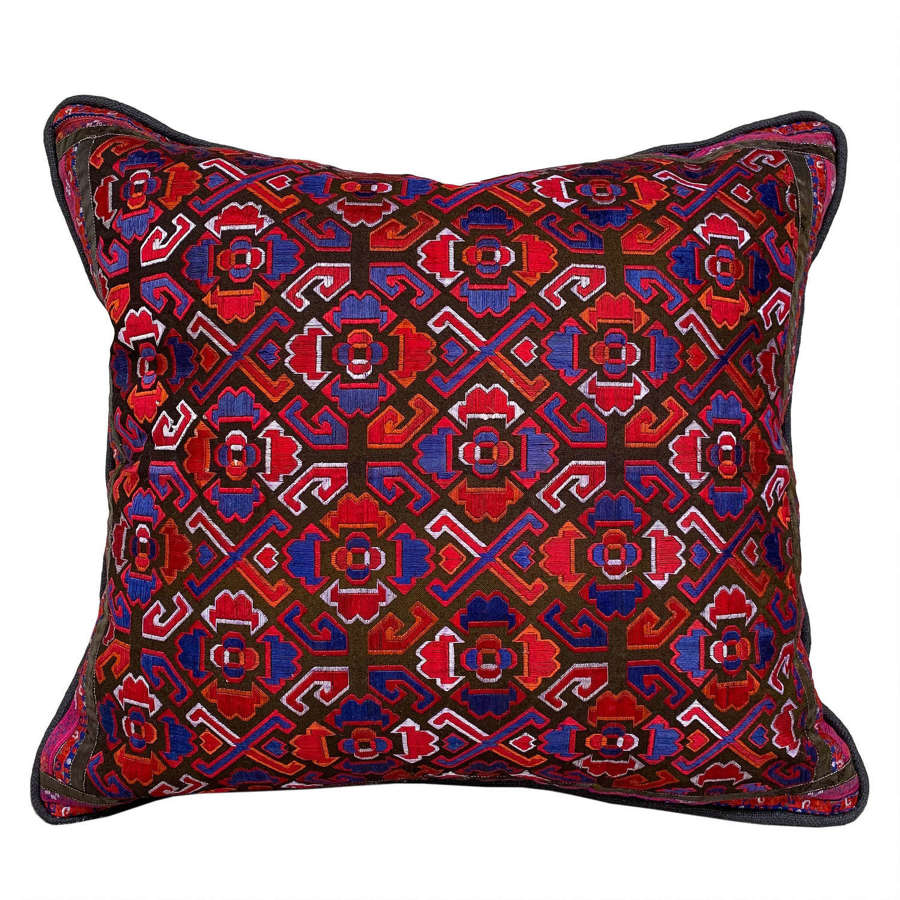 Miao Silk Embroidered Cushion