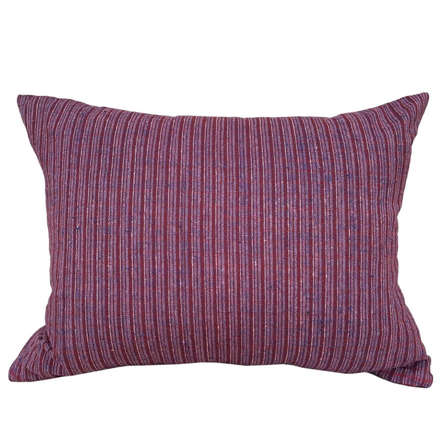 Songjiang Cushions, Claret Stripe