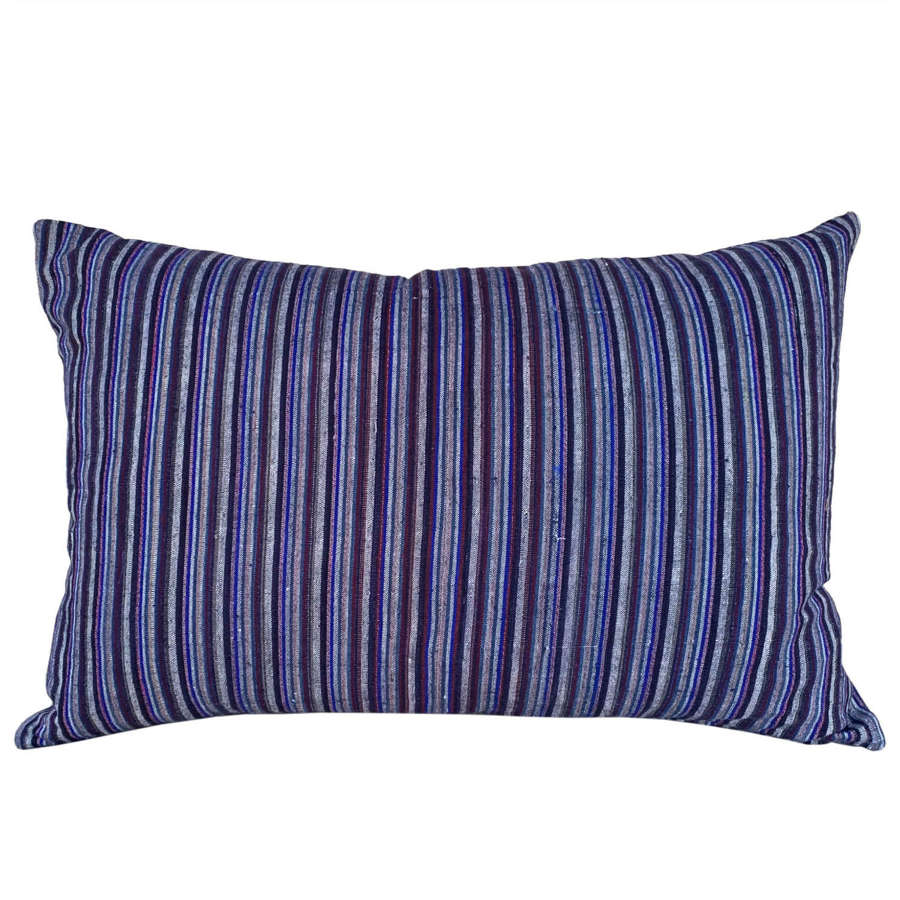 Purple Striped Cushions