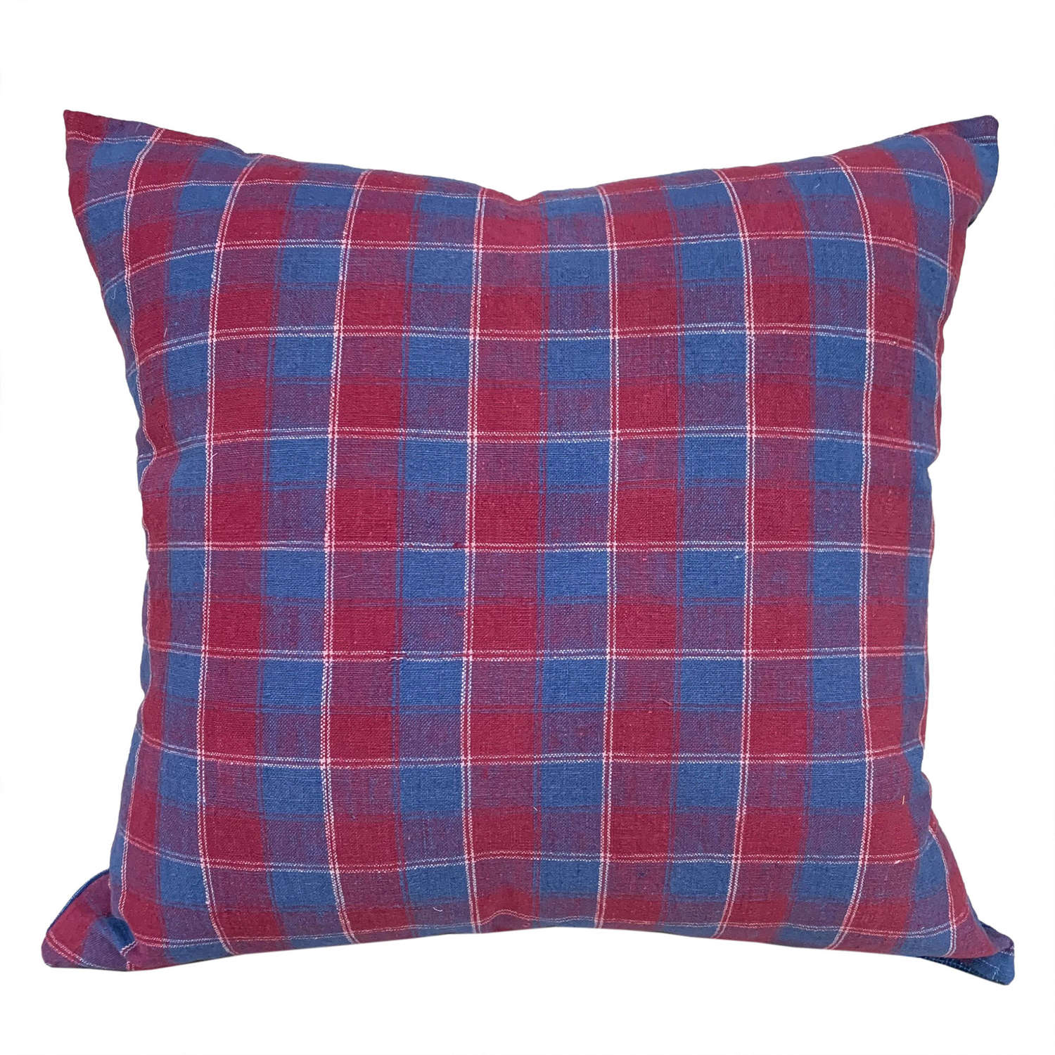Red And Blue Checked Cushions