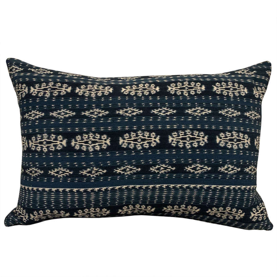 Indigo Savu Ikat Cushion