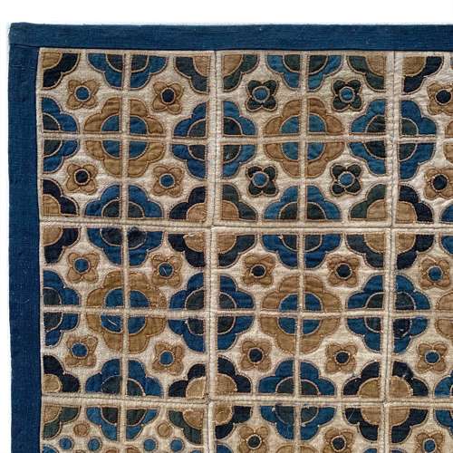 Framed Buyi Minority Wedding Blanket