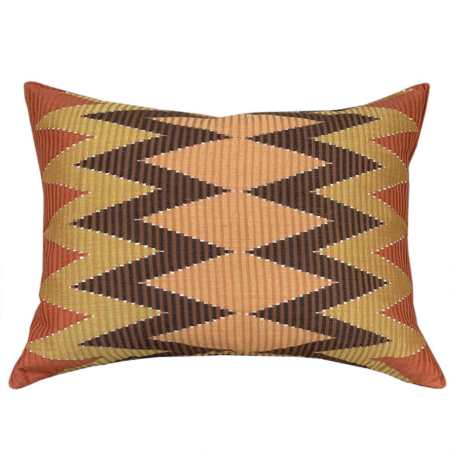 Rang Rang Cushions, Browns And Mustard