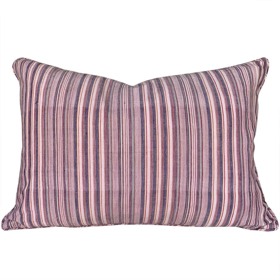 Dusty Pink Striped Cushions