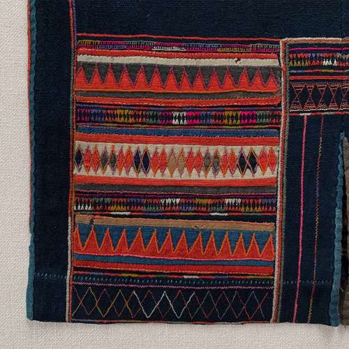 Framed Akha hilltribe jacket