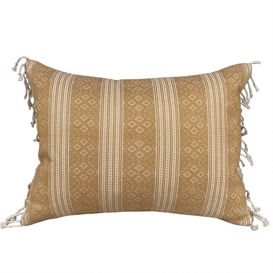 Yellow Gold Brocade Cushions