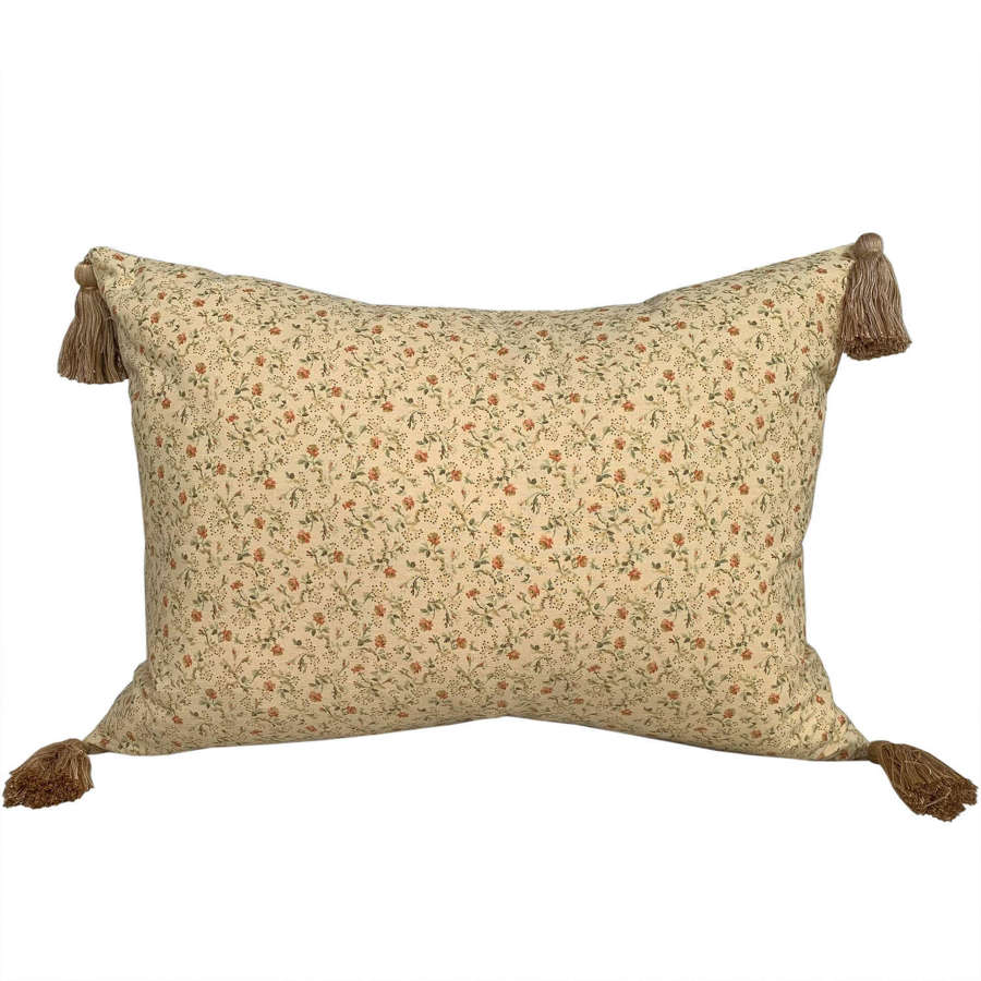 Ditsy Floral Cushion, Yellow
