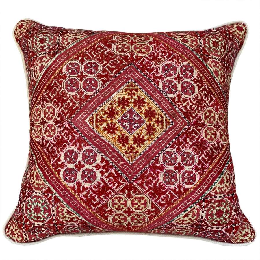 Small Swat Embroidered Cushion