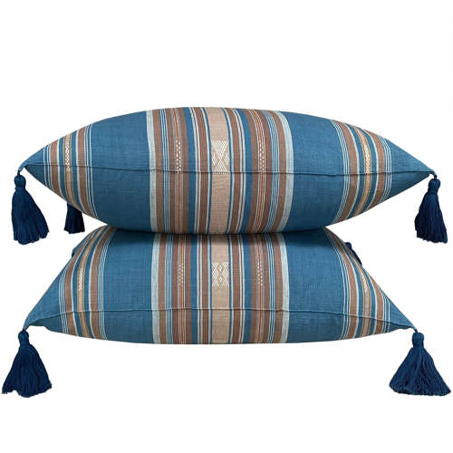 Lombok Cushions, Powder Blue