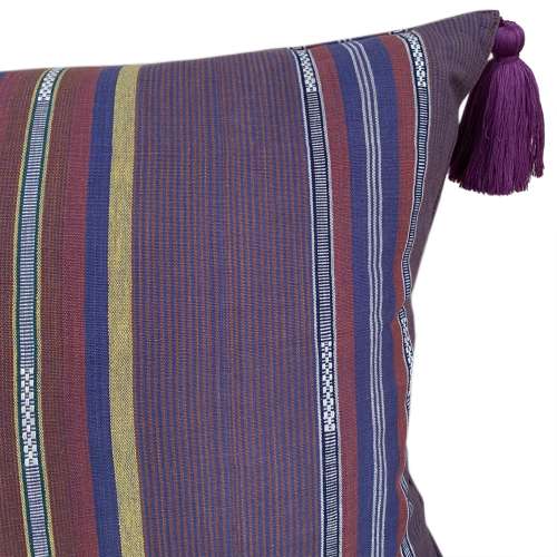 Lombok Cushions, Aubergine