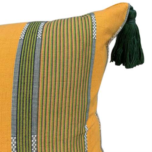 Lombok Cushions, Yellow And Green