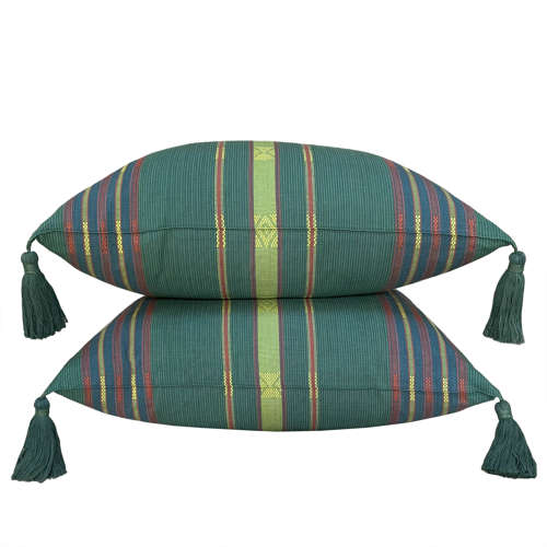 Lombok Cushions, Teal