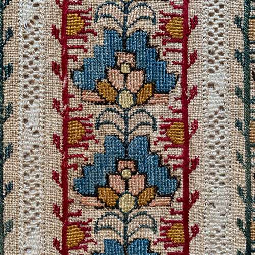 Framed Greek Island Embroideries