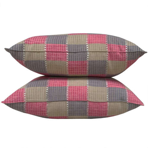 Rang Rang Cushions, Checked