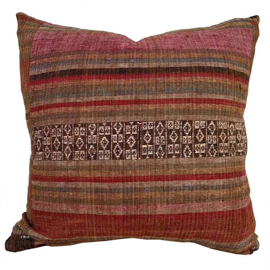 Handloomed Miao Textile Cushion